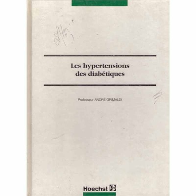 Andre Grimaldi - Les hypertensions des diabetiques - 131703 foto