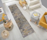 Cumpara ieftin Covor traversă Wonderlust Gri/Galben Ochre 80X300 cm, Flair Rugs