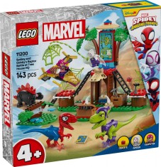 LEGO&reg; Spidey - Infruntarea dintre dinozaurii Spidey si Gobby la casa-sediu din copac (11200)