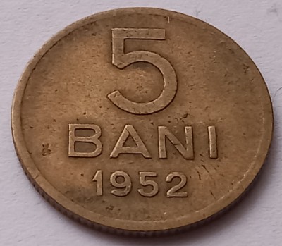 Romania, 5 Bani 1952 foto