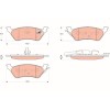 Placute frana Chrysler Voyager 4 (Rg, Voyager 4 Van (S ); Dodge Caravan (Rg ); Jeep Cherokee (Kj), 2.4, 2.5 CRD, 2.8 CRD, 3.3, 3.3 AWD, 3.8, 3.8 AWD,, Trw