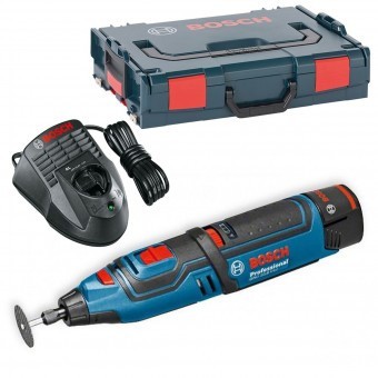 Bosch GRO 12V-35 Multifunctional rotativ cu acumulator, 12V + 2 x Acumulatori GBA 12V 2.0Ah + Incarcator rapid GAL 1230 CV + L-Boxx - 3165140709002 foto