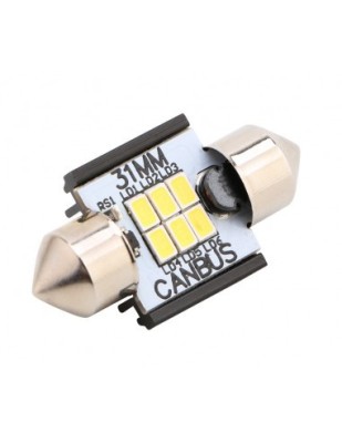 Led Auto Sofit 31mm Canbus 6 SMD 3020 fara polaritate &amp;ndash; BTLE1276 foto