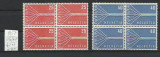 Elvetia MNH 1957 - MI 646/47 X4 - Europa CEPT, Nestampilat