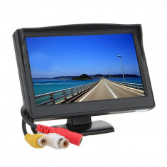 Monitor auto TFT LCD, 4.3 inch, Negru foto