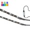 Banda LED RGB, Lamba, 12V, 50cm, USB, 21 Funcții, 20 Culori, Set 2 Bucăți