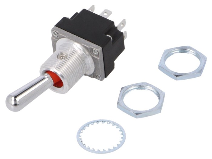 Comutator basculant DPDT ON-ON IP67