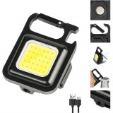 Cumpara ieftin Mini proiector portabil led, lanterna, breloc, reincarcabil, de camping, drumetii, urgente