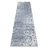 Covor acril VALS 3943 labirint vintage gri / albastru, 80x300 cm