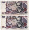 Bancnote 50 Schilling - Austria, 1986