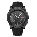 Ceas Bărbați Naviforce 7112 Negru &ndash; Design Army, Funcții Multiple, Rezistent la Șocuri, Rezistent la Apă 3ATM