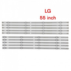 Barete led LG 55 inch 55UJ635V 55UJ63_UHD_A (B) 55LJ55_FHD_A (B) 10barete x 4led
