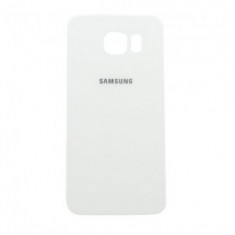 Capac baterie Samsung G925 S6 edge original alb sticla carcasa foto