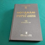 HOTĂR&Acirc;RI ALE GUVERNULUI ROM&Acirc;NIEI ȘI ALTE ACTE NORMATIVE *10 OCTOMBRIE 1999 *300