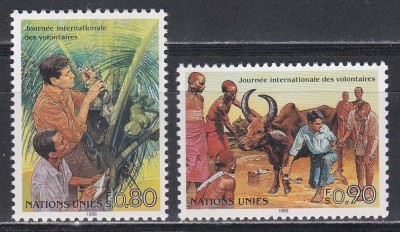 Natiunile Unite Geneva 1988 - Dezvoltarea Muncii, MNH foto