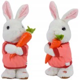 JUCĂRIE INTERACTIVĂ MARE &Icirc;N FORMĂ DE IEPURE, MASCOTĂ PENTRU COPII, JUCĂRIE MOALE, MERGEM, NE JUCĂM, Skleplolki