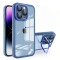 Husa protectie flippy pentru samsung a53 5g electroplated cu suport pentru camera, 1.5 mm grosime, protectie camera, albastru