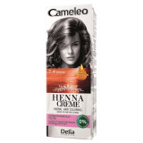 Crema Coloranta pentru Par pe Baza de Henna Cameleo Delia Cosmetics, nuanta 7.4 Copper Red, 75g