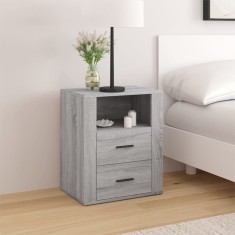 vidaXL Noptieră, gri sonoma, 50x36x60 cm, lemn prelucrat 816734