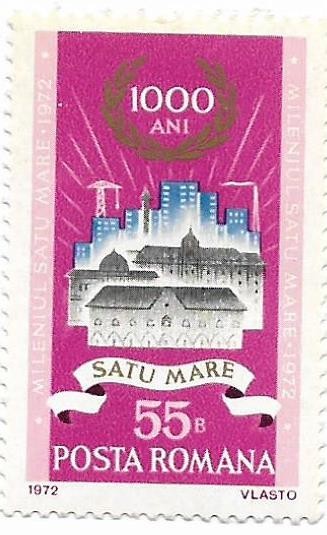 Romania (480) - Mileniul orasului Satu Mare, 1972, neobliterata