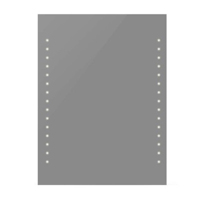 Oglinda de baie de perete, cu lumini LED, 60 x 80 cm（L x i) foto
