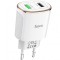 Incarcator Retea USB HOCO C60A, 2 X USB, Quick Charge, 18W, Alb