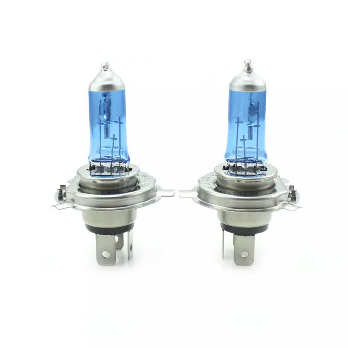 Set de 2 becuri Halogen H4, 100W +130% Intensitate - LONG LIFE - CARGUARD