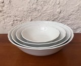 SET DE 4 BOLURI DIN PORTELAN FIN - MARCAJ BAVARIA SCHIRNDING- FESTON