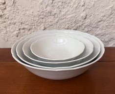 SET DE 4 BOLURI DIN PORTELAN FIN - MARCAJ BAVARIA SCHIRNDING- FESTON