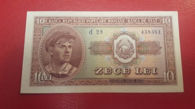 10 lei 1952 UNC foto