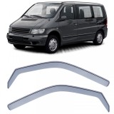 Deflector de vant, protectie &icirc;mpotriva ploii si vantului, negru, potrivit pentru Mercedes V-Class Vito W638 96-03 Performance AutoTuning