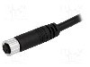 Conector M8, 4 pini, clasa etanseitate IP67, AMPHENOL - 8-04AFFM-SL7A05