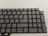 Tastatura Laptop, Dell, Inspiron 15 7510, P106F, P106F002, iluminata, gri deschis, layout US
