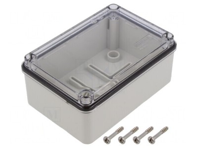 Carcasă Universală Gri IP56 88x128x59mm SCABOX foto