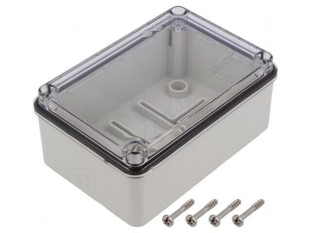 Carcasă Universală Gri IP56 88x128x59mm SCABOX