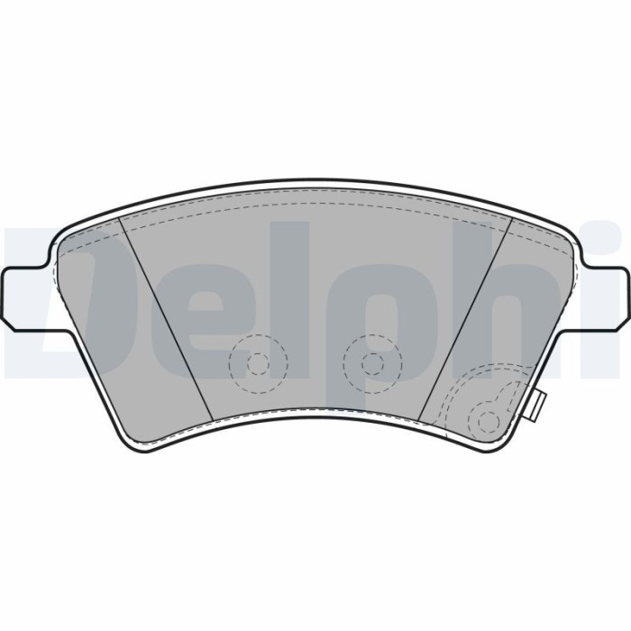 DELPHI LP1966 set placute frana,frana disc