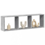 Gossi dulap de perete, gri beton, 100x16x30 cm, lemn prelucrat
