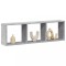 vidaXL Dulap de perete, gri beton, 100x16x30 cm, lemn prelucrat 854871