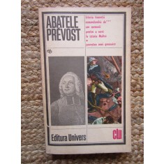 Abatele Prevost - Istoria tineretii comandorului. Povestea unei grecoaice