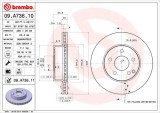 BREMBO 09.A736.11 PRIME LINE - UV Coated Disc frana