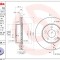 BREMBO 09.A736.11 PRIME LINE - UV Coated Disc frana