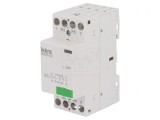 Contactor 4-Poli 25A 24VAC NC/NO pentru Instalații