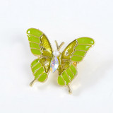 Brosa martisor fluture verde
