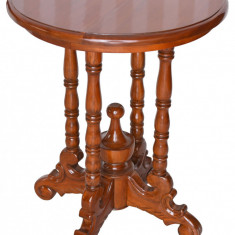 Masa din lemn mahon cu decoratiuni deosebite MAR261