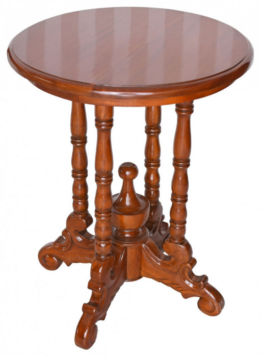 Masa din lemn mahon cu decoratiuni deosebite MAR261