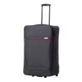 Troler Carla Gri cu Rosu 74x45x26cm ComfortTravel Luggage, Ella Icon