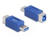 Adaptor USB-B 3.0 la USB-A M-T (crossed), Delock 67217
