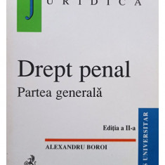 Alexandru Boroi - Drept penal - Partea generala, editia a II-a (editia 2000)