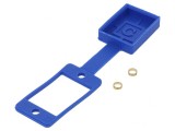 Garnitură Soclu SLIM Albastră 29mm