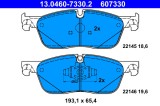 ATE 13.0460-7330.2 set placute frana,frana disc